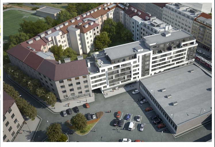 Трехкомнатные квартиры в новой жилой резиденции "У Раднице", Прага9